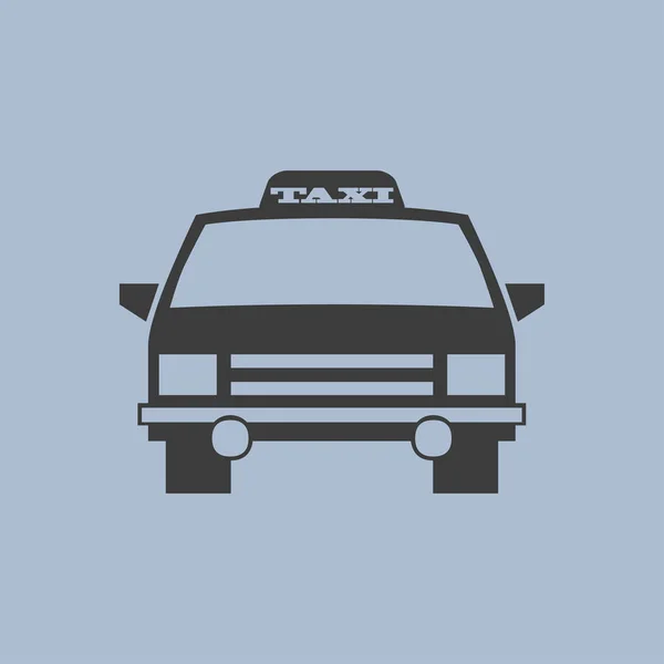 Señal de coche taxi — Vector de stock