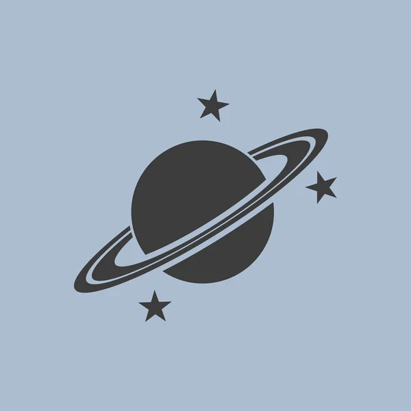 Planeet pictogram illustratie — Stockvector