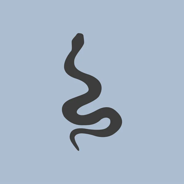 Ilustración icono de serpiente — Archivo Imágenes Vectoriales