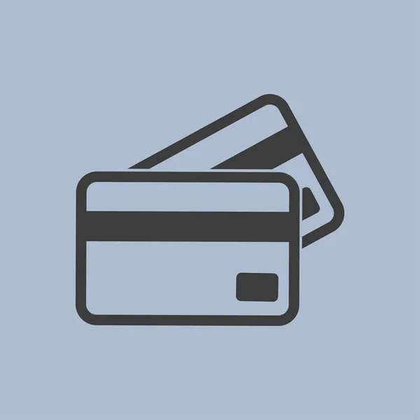 Credit cards holding icon — Stock Vector