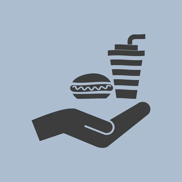 Ilustración icono de alimentos — Vector de stock