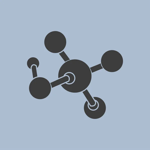 Molekula ikona ilustrace — Stockový vektor