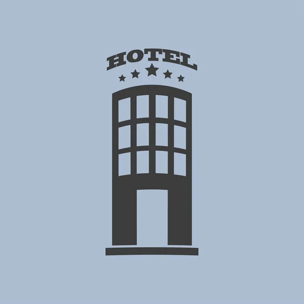 Ilustração ícone do hotel —  Vetores de Stock