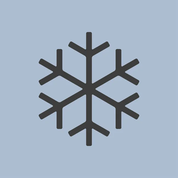 Hópehely ikon illusztráció — Stock Vector