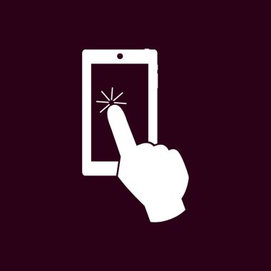 telefon simgesi illüstrasyon