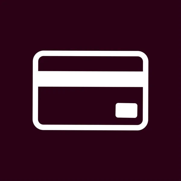 Kredi kartı holding simgesi — Stok Vektör