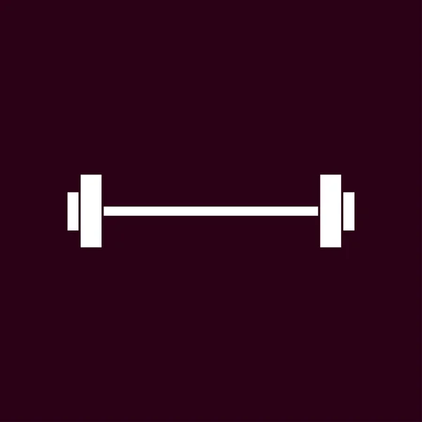 Barbell icône illustration — Image vectorielle