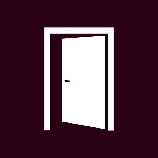 Εικονίδιο web πόρτες — Διανυσματικό Αρχείο