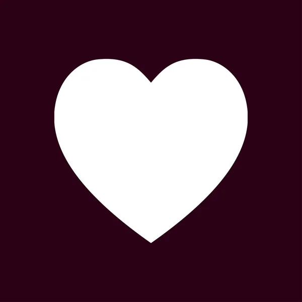 Серце значок знак — стоковий вектор