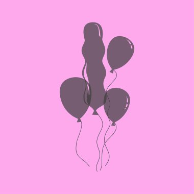 Balonlar simge tasarlamak