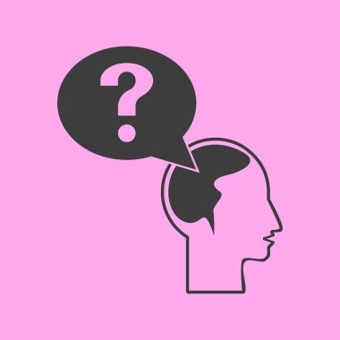 soru işareti ve adam