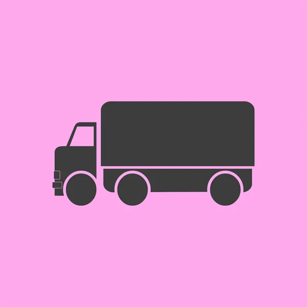 Ícone de uma ilustração caminhão — Vetor de Stock