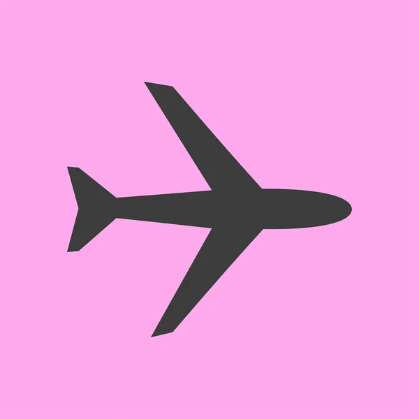 Иллюстрация значка самолета — стоковый вектор