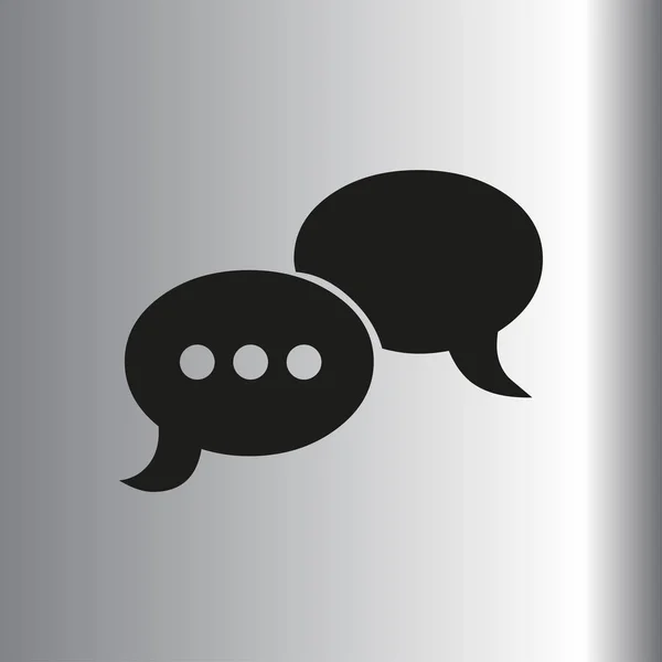 Beszélgetés ikon illusztráció — Stock Vector