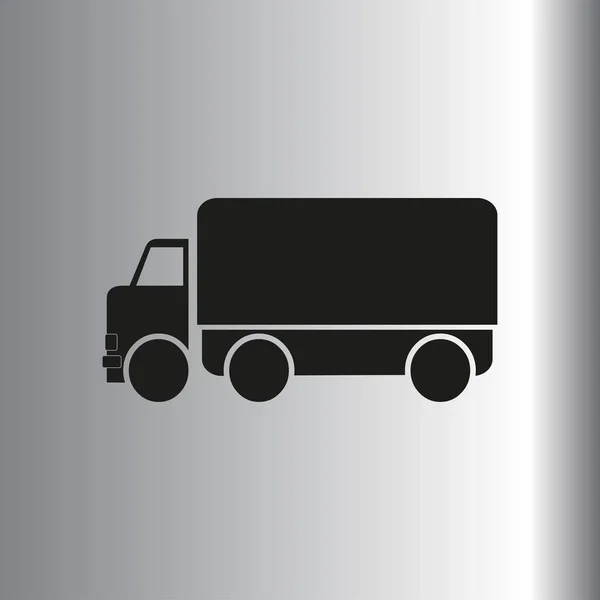 Иконка иллюстрации грузовика — стоковый вектор