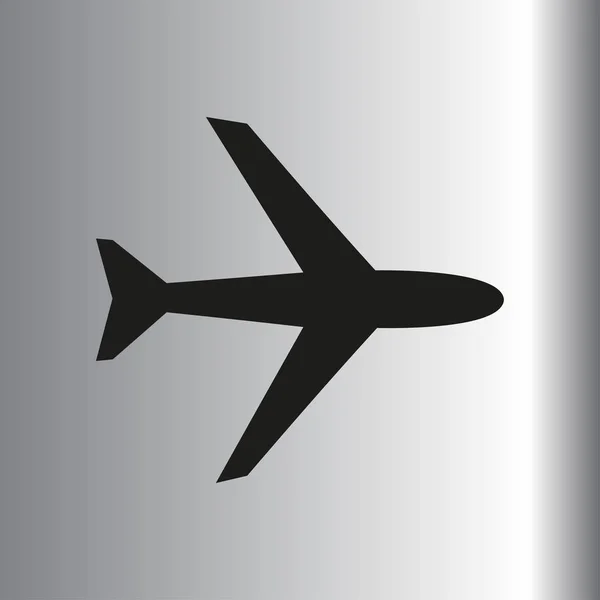 Ilustración de icono de avión — Vector de stock