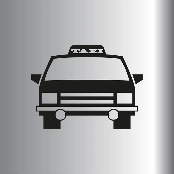 Taxi bilen tecken — Stock vektor