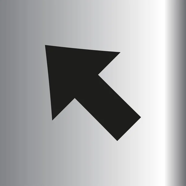 Icono del cursor del píxel — Vector de stock