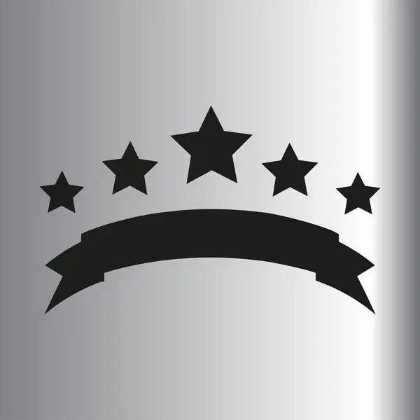 Illustrazione icona stelle — Vettoriale Stock