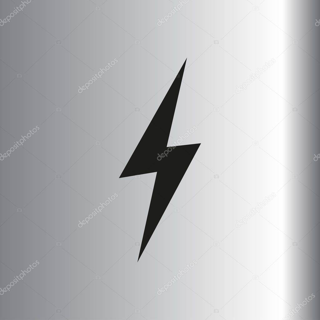 lightning icon  illustration