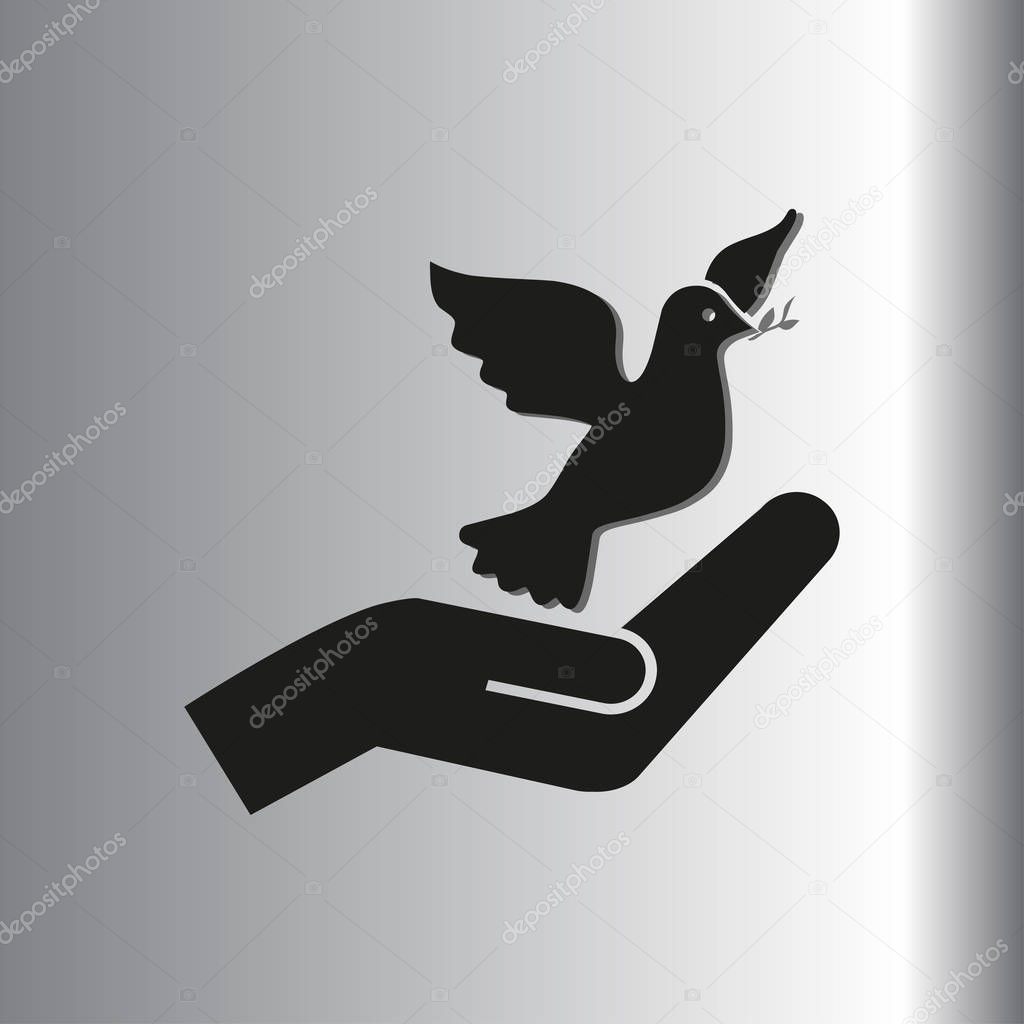 pigeon icon illustration