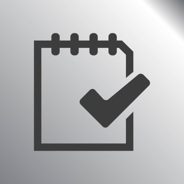 Belge simgesi illüstrasyon