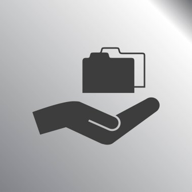 klasör simgesi illüstrasyon