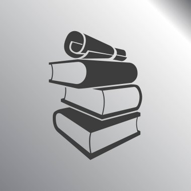 kitap simgesini illüstrasyon