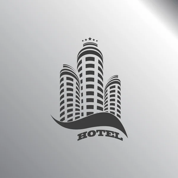 Ilustração ícone do hotel — Vetor de Stock