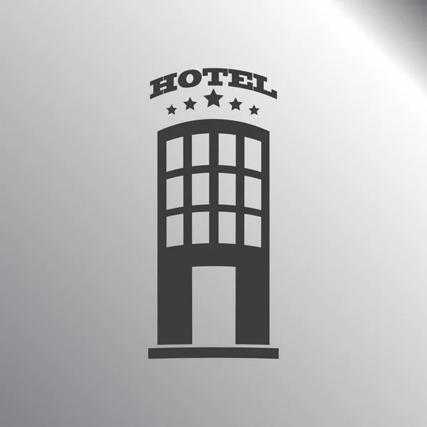 A Hotel icon illusztráció — Stock Vector