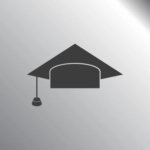 Icono de la tapa de graduación — Vector de stock