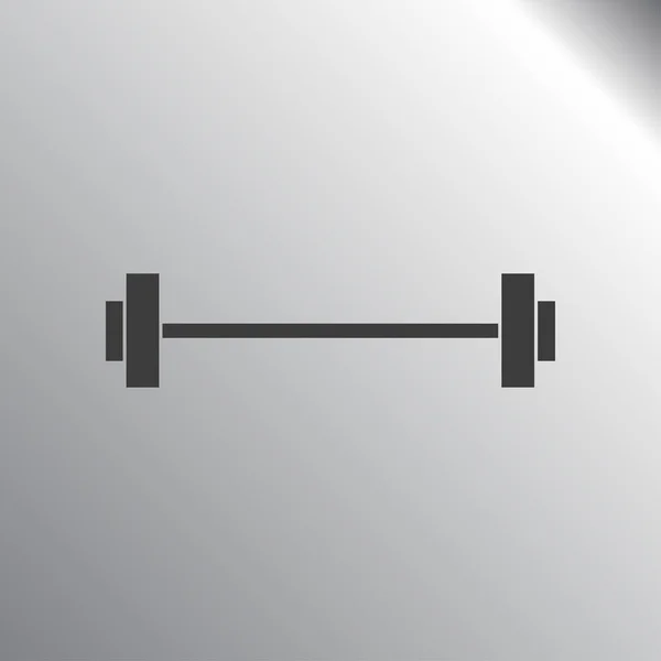 Barbell pictogram illustratie — Stockvector