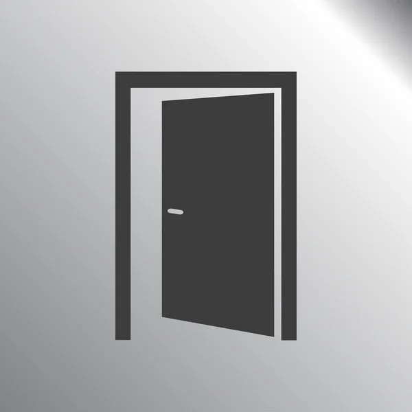 Portes icône web — Image vectorielle