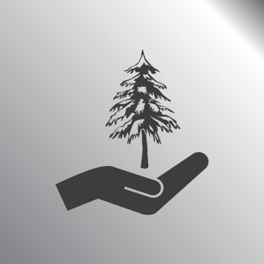 ağaç simgesi işareti 