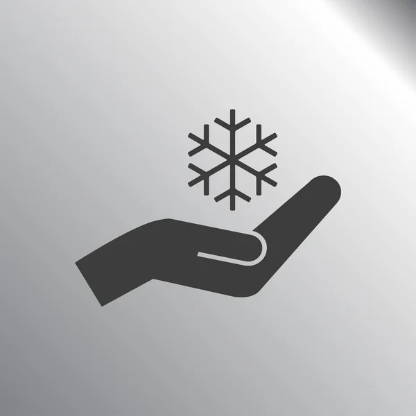 Illustration Schneeflockensymbol — Stockvektor