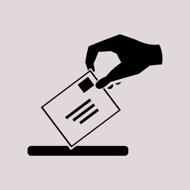 Posta simgesini veren el