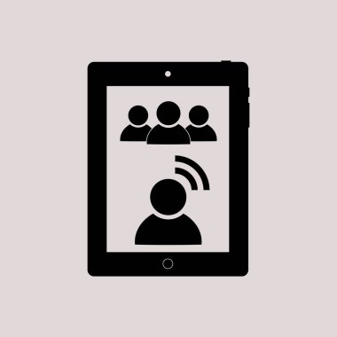 Video konferans simgesi