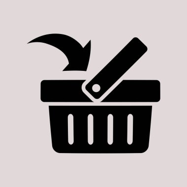 Alışveriş sepeti simgesi 