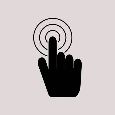 Bir düğmeye dokunarak ile el