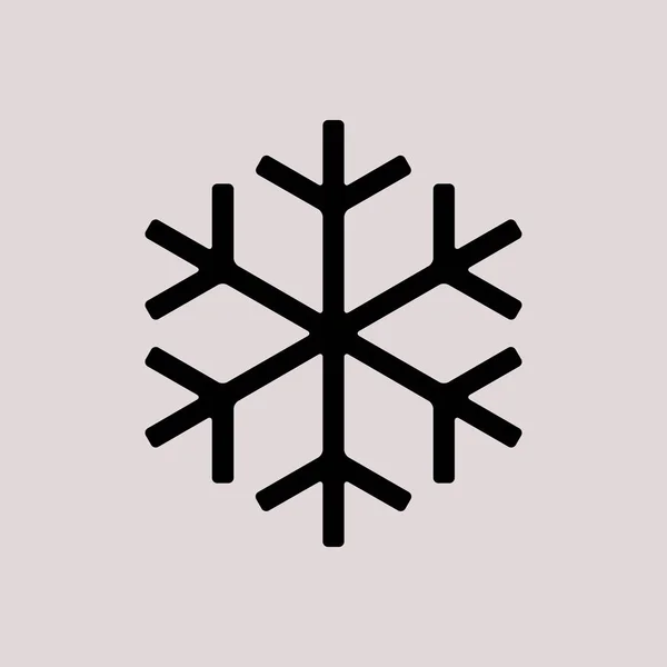 Ícone floco de neve ilustração —  Vetores de Stock