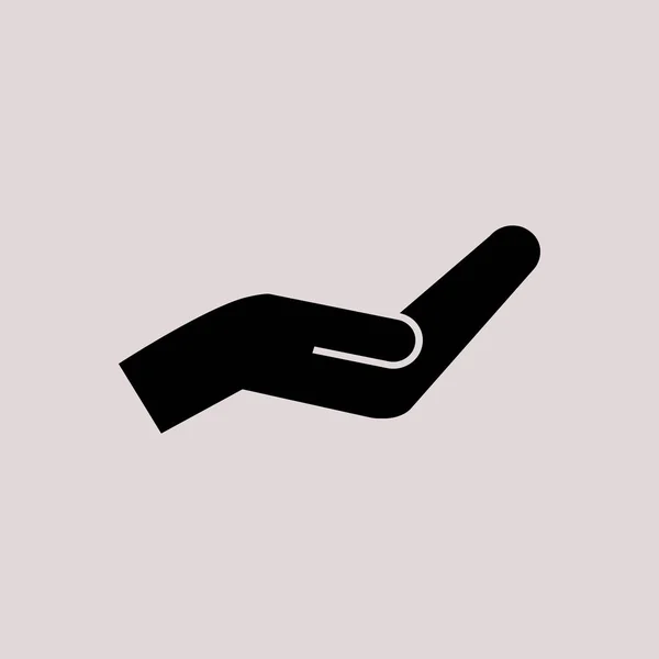 Illustrazione icona a mano — Vettoriale Stock