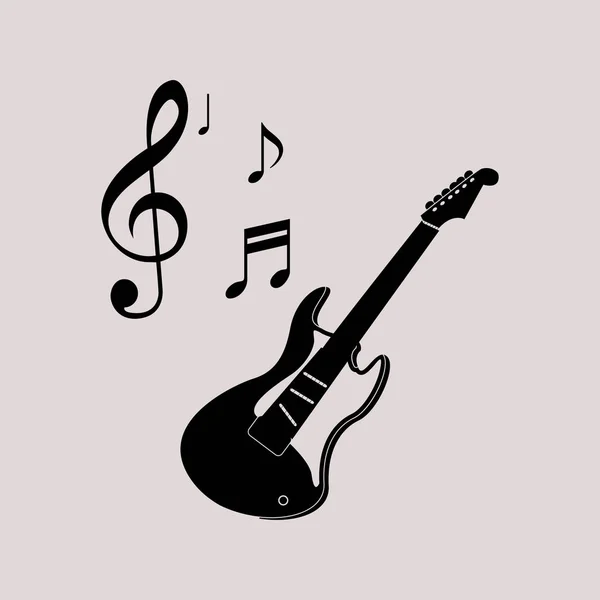 Muziekinstrument pictogram — Stockvector