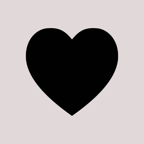Herzsymbol-Zeichen — Stockvektor