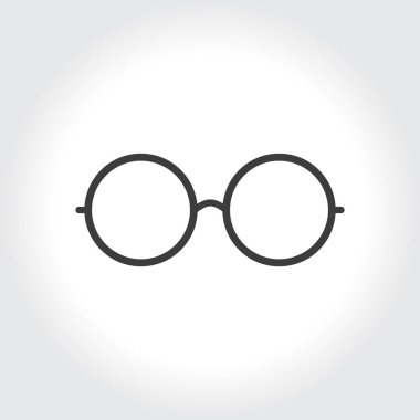 Yuvarlak gözlük simgesi