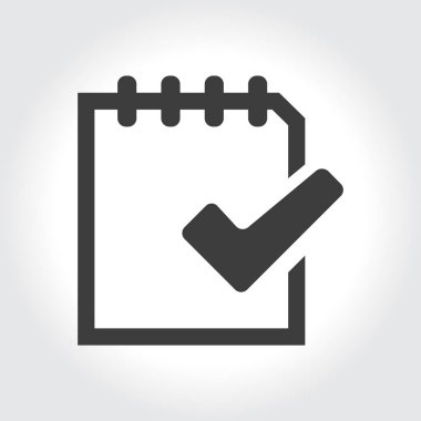 Onay işareti simgesi ile belge