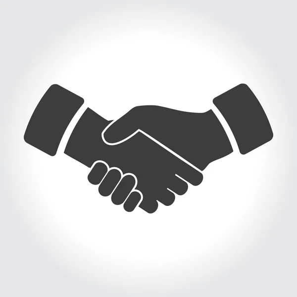 Ikona uścisku dłoni biznesu — Wektor stockowy