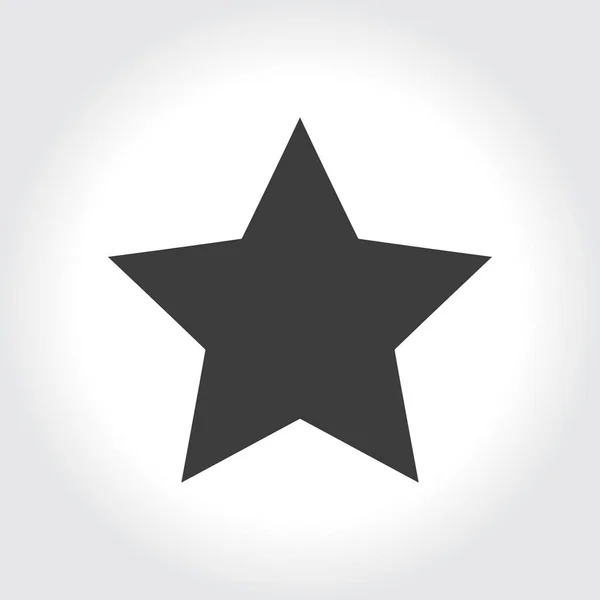 Icona segno di stella — Vettoriale Stock