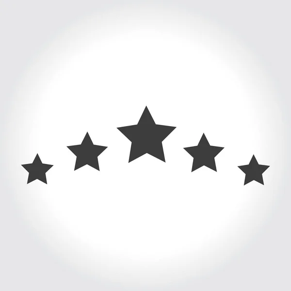 Decorative stars border icon — Stock Vector