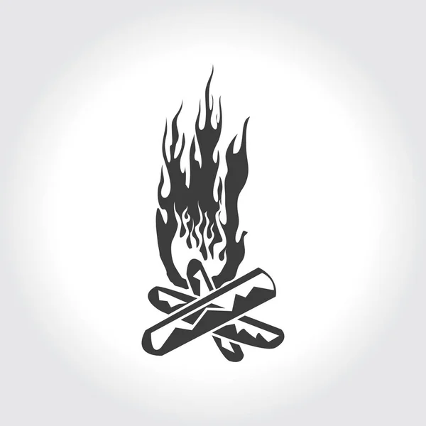 Ikona znak ognisko — Wektor stockowy