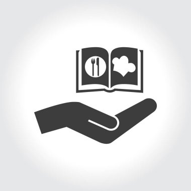 yemek kitabı el simgesini